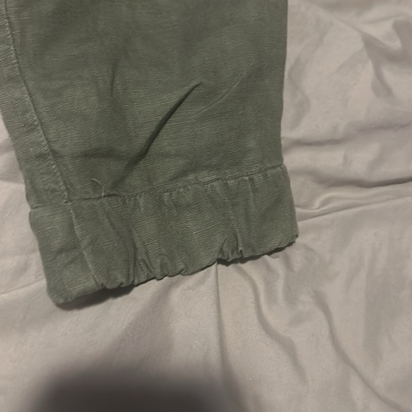 Chico’s Button Front Jacket with 3/4 Length Sleeves Size 1 Medium
Olive Green - Picture 3 of 4